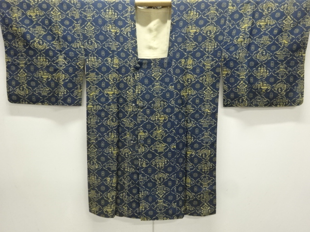 JAPANESE KIMONO / MICHIYUKI COAT / HOUSE SCENERY & BIRD 
